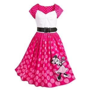 Minnie Mouse Pink Polka Dot Dress